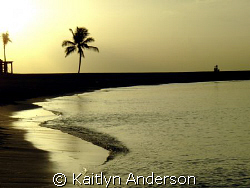 This shot was taken of a sunset in Paradise Island. by Kaitlyn Anderson 